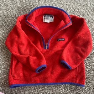 Red size 6 Patagonia Synchilla
